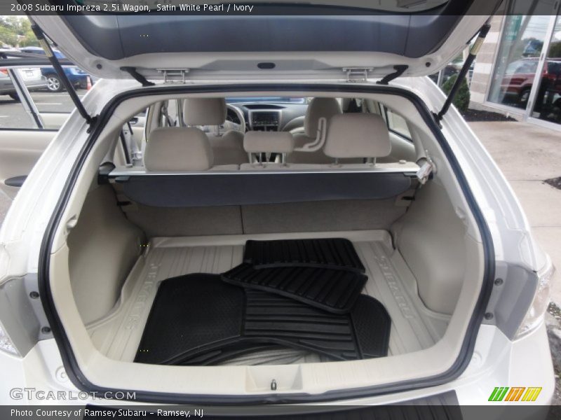 Satin White Pearl / Ivory 2008 Subaru Impreza 2.5i Wagon