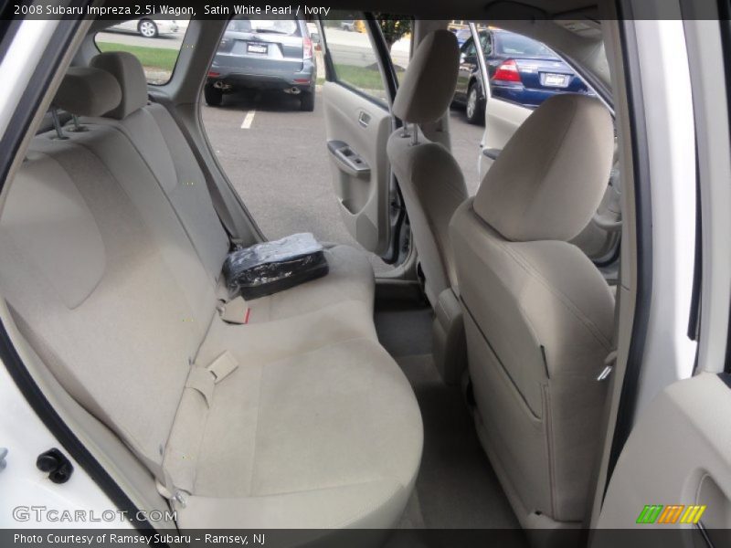 Satin White Pearl / Ivory 2008 Subaru Impreza 2.5i Wagon