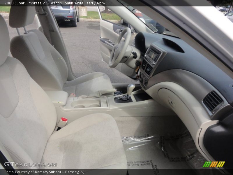 Satin White Pearl / Ivory 2008 Subaru Impreza 2.5i Wagon