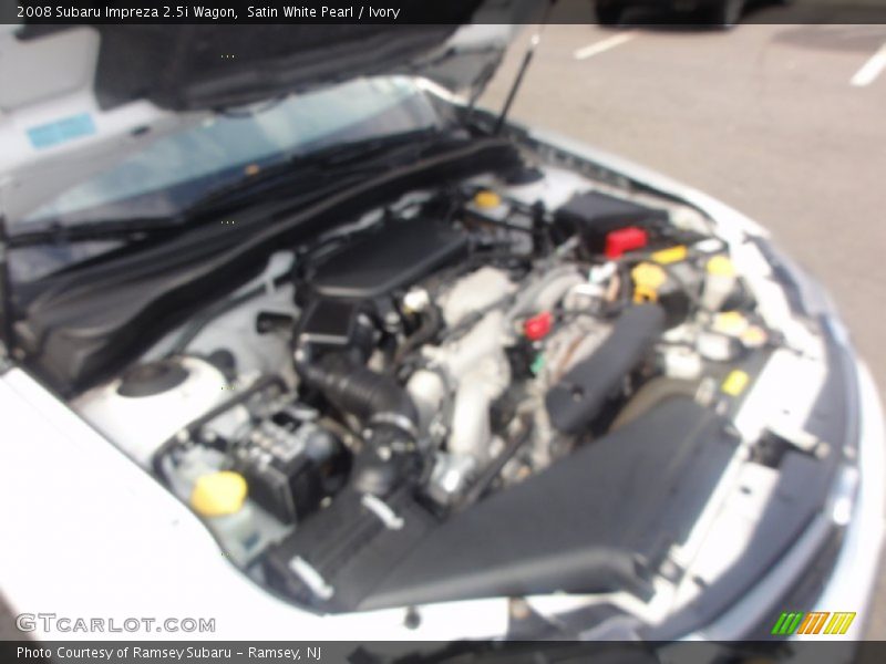 Satin White Pearl / Ivory 2008 Subaru Impreza 2.5i Wagon