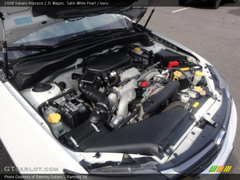 Satin White Pearl / Ivory 2008 Subaru Impreza 2.5i Wagon
