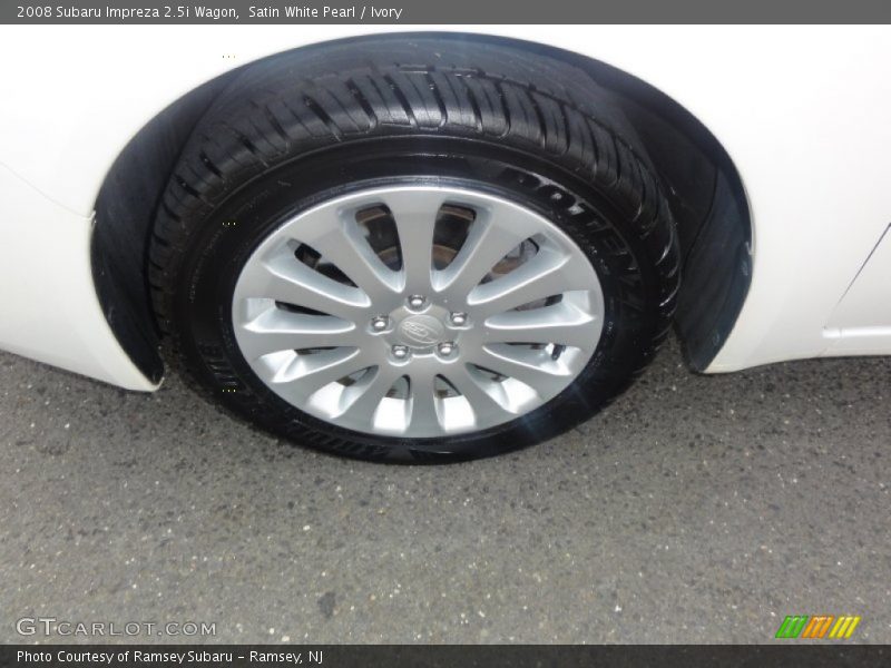 Satin White Pearl / Ivory 2008 Subaru Impreza 2.5i Wagon
