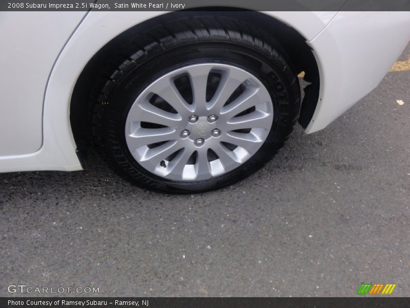 Satin White Pearl / Ivory 2008 Subaru Impreza 2.5i Wagon