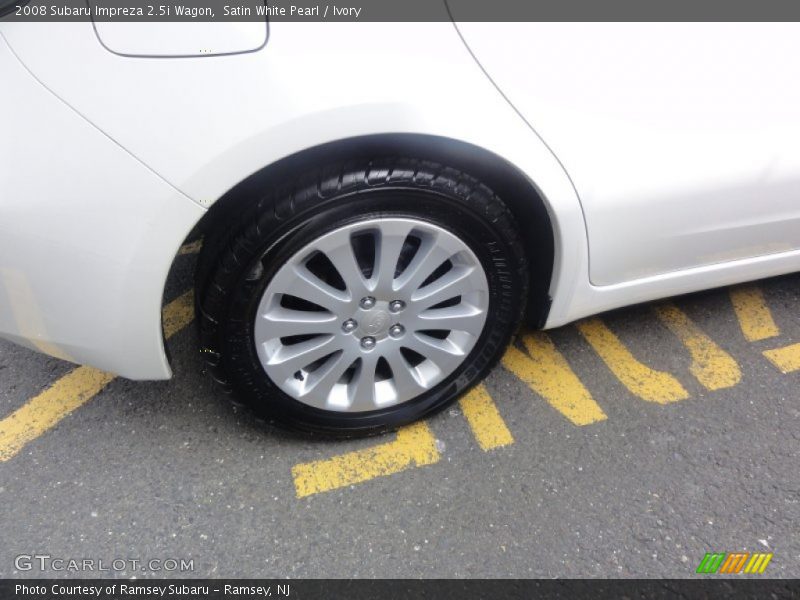 Satin White Pearl / Ivory 2008 Subaru Impreza 2.5i Wagon