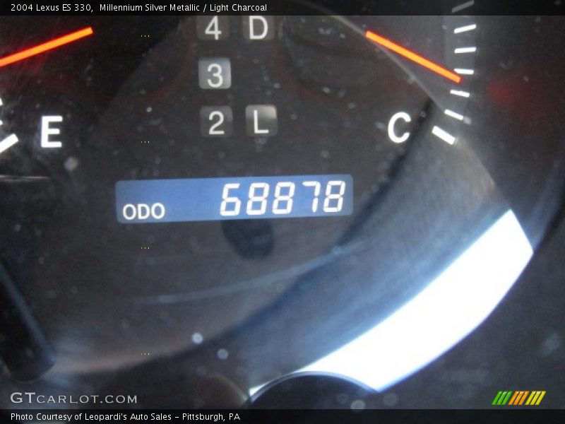 Millennium Silver Metallic / Light Charcoal 2004 Lexus ES 330
