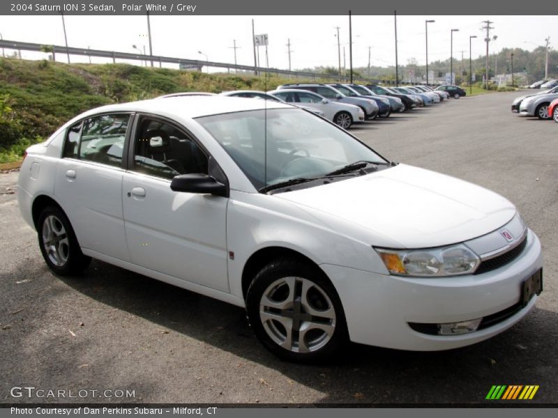 Polar White / Grey 2004 Saturn ION 3 Sedan