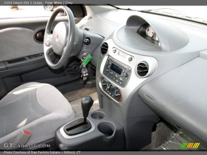 Polar White / Grey 2004 Saturn ION 3 Sedan