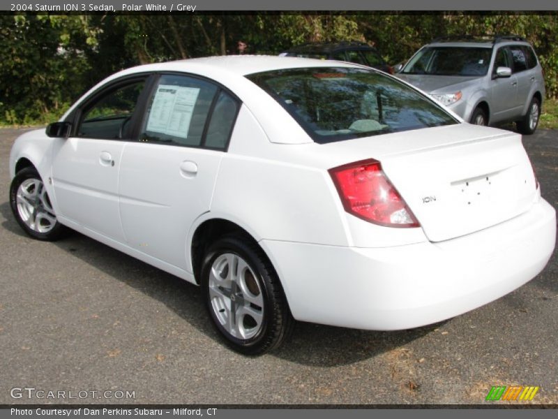 Polar White / Grey 2004 Saturn ION 3 Sedan