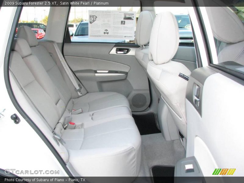 Satin White Pearl / Platinum 2009 Subaru Forester 2.5 XT