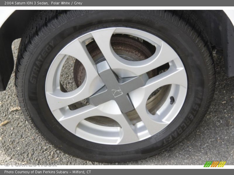 Polar White / Grey 2004 Saturn ION 3 Sedan