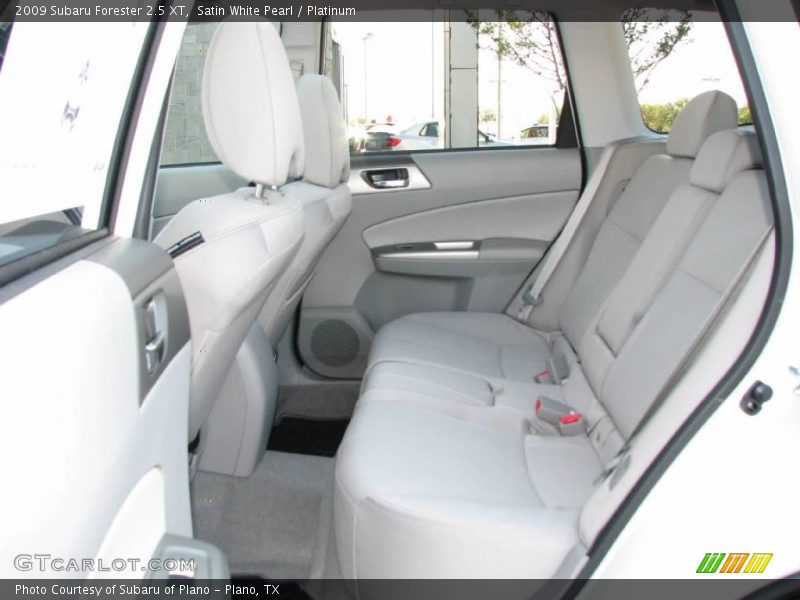 Satin White Pearl / Platinum 2009 Subaru Forester 2.5 XT