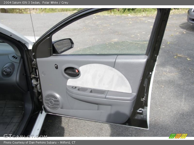 Polar White / Grey 2004 Saturn ION 3 Sedan