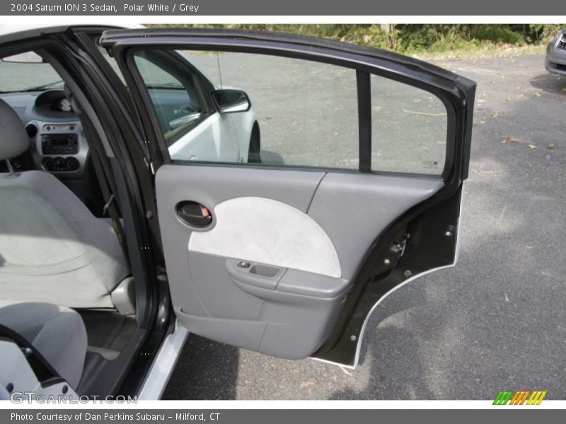 Polar White / Grey 2004 Saturn ION 3 Sedan