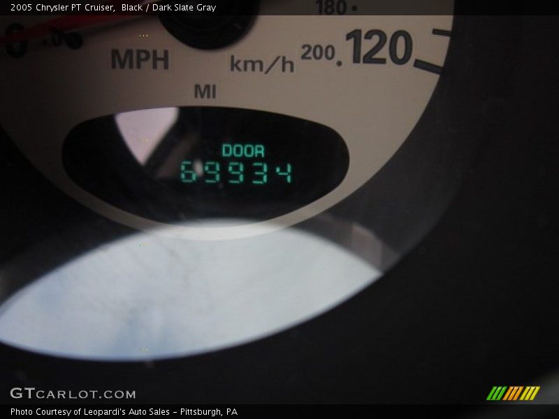 Black / Dark Slate Gray 2005 Chrysler PT Cruiser