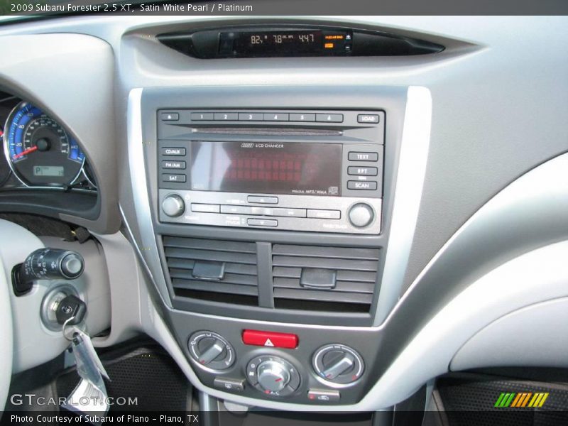 Satin White Pearl / Platinum 2009 Subaru Forester 2.5 XT