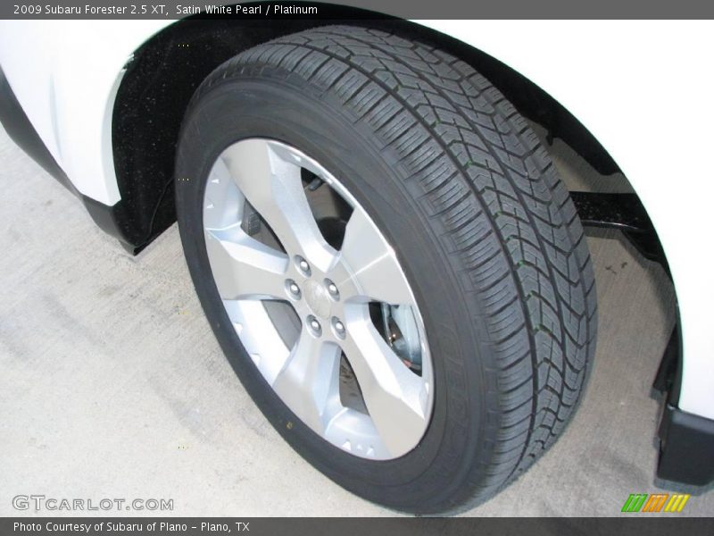 Satin White Pearl / Platinum 2009 Subaru Forester 2.5 XT