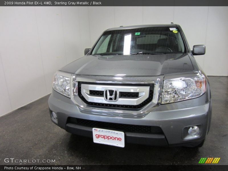 Sterling Gray Metallic / Black 2009 Honda Pilot EX-L 4WD