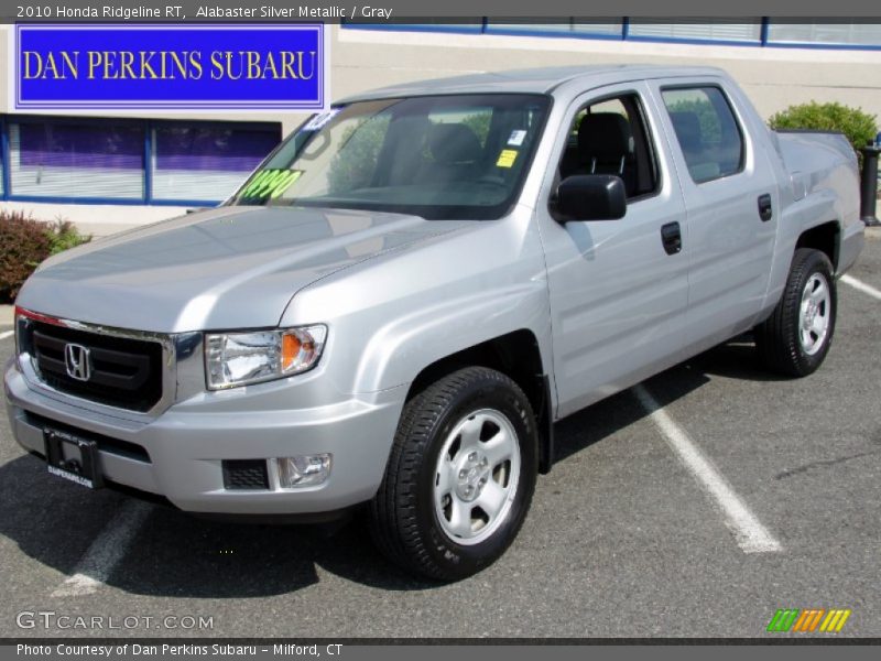 Alabaster Silver Metallic / Gray 2010 Honda Ridgeline RT