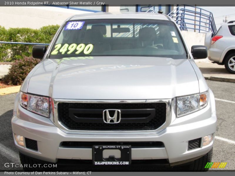 Alabaster Silver Metallic / Gray 2010 Honda Ridgeline RT