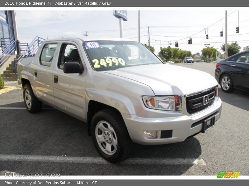 Alabaster Silver Metallic / Gray 2010 Honda Ridgeline RT