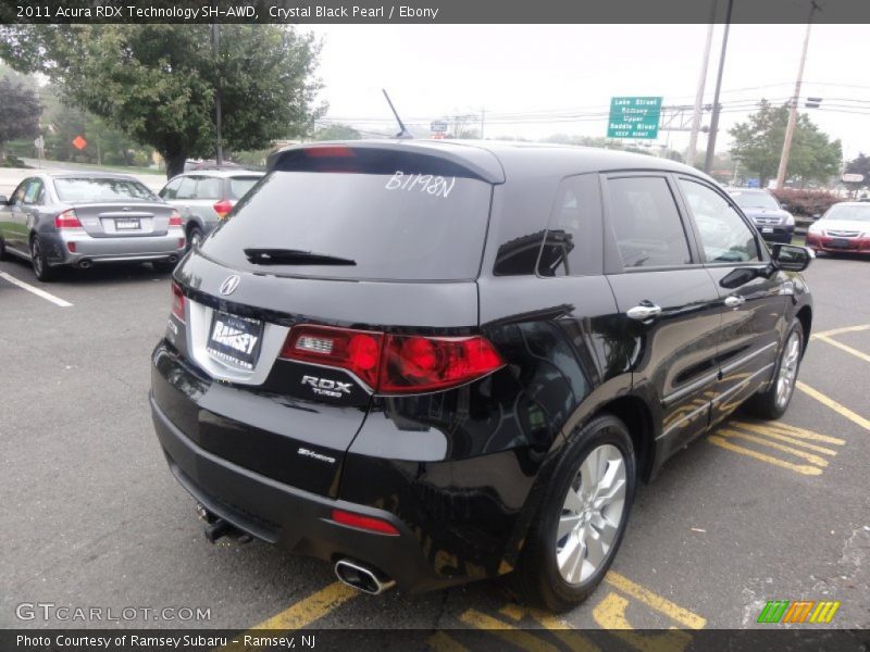 Crystal Black Pearl / Ebony 2011 Acura RDX Technology SH-AWD