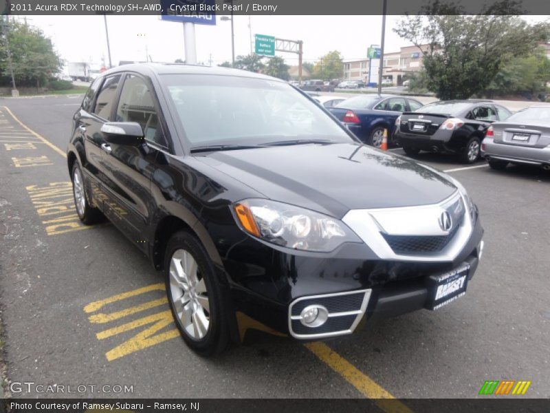 Crystal Black Pearl / Ebony 2011 Acura RDX Technology SH-AWD