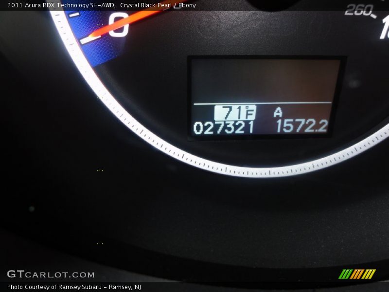 Crystal Black Pearl / Ebony 2011 Acura RDX Technology SH-AWD