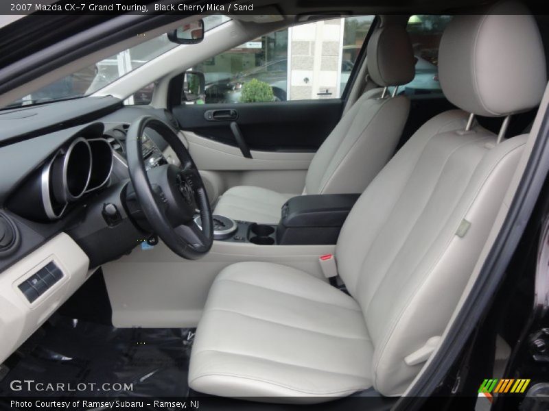 Black Cherry Mica / Sand 2007 Mazda CX-7 Grand Touring