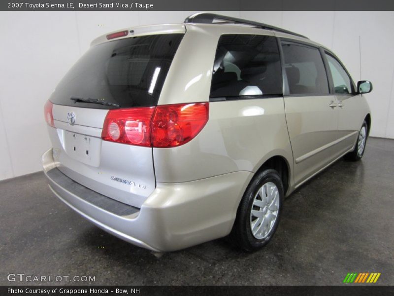 Desert Sand Mica / Taupe 2007 Toyota Sienna LE