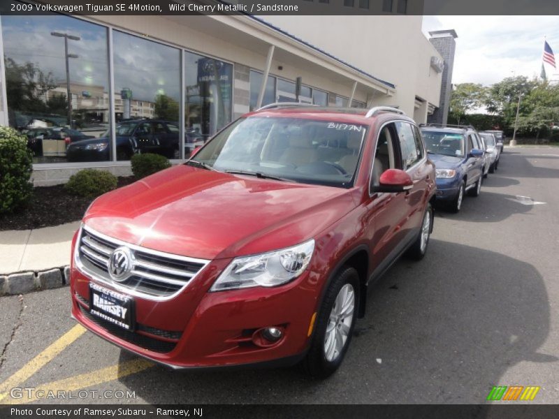Wild Cherry Metallic / Sandstone 2009 Volkswagen Tiguan SE 4Motion