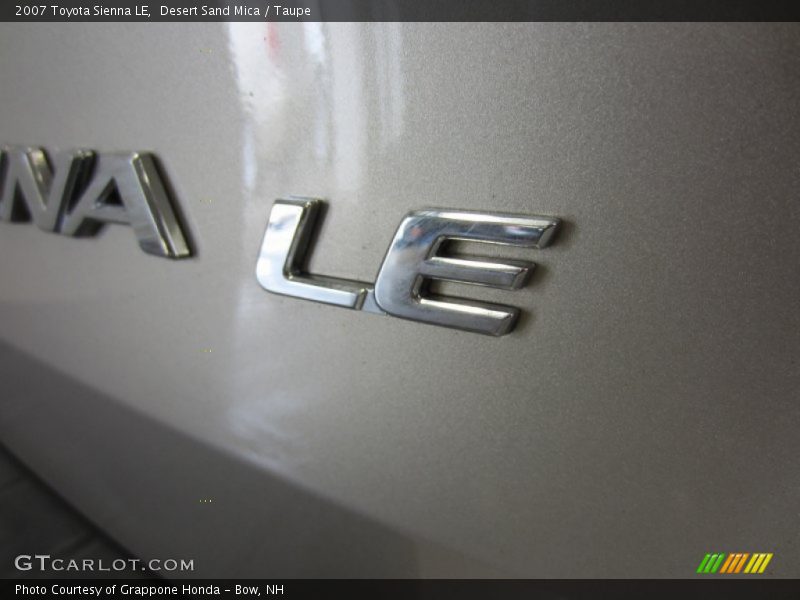 Desert Sand Mica / Taupe 2007 Toyota Sienna LE