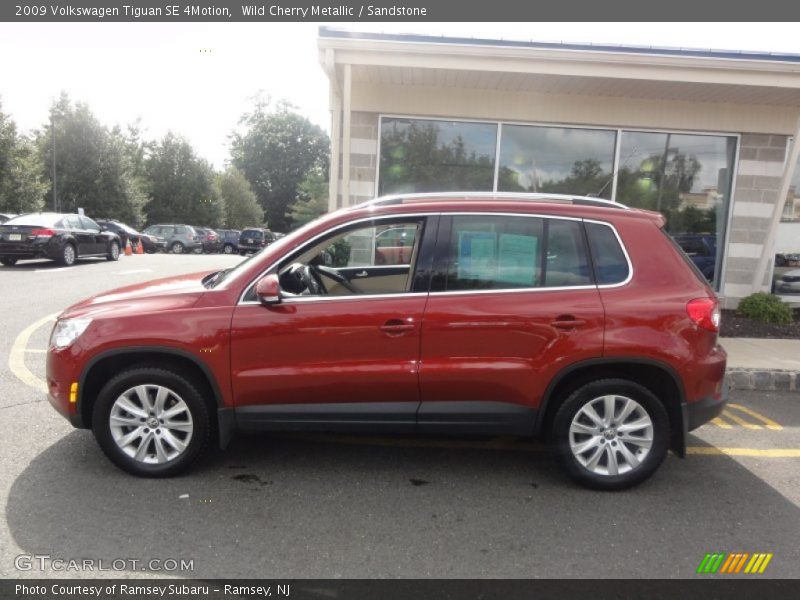 Wild Cherry Metallic / Sandstone 2009 Volkswagen Tiguan SE 4Motion