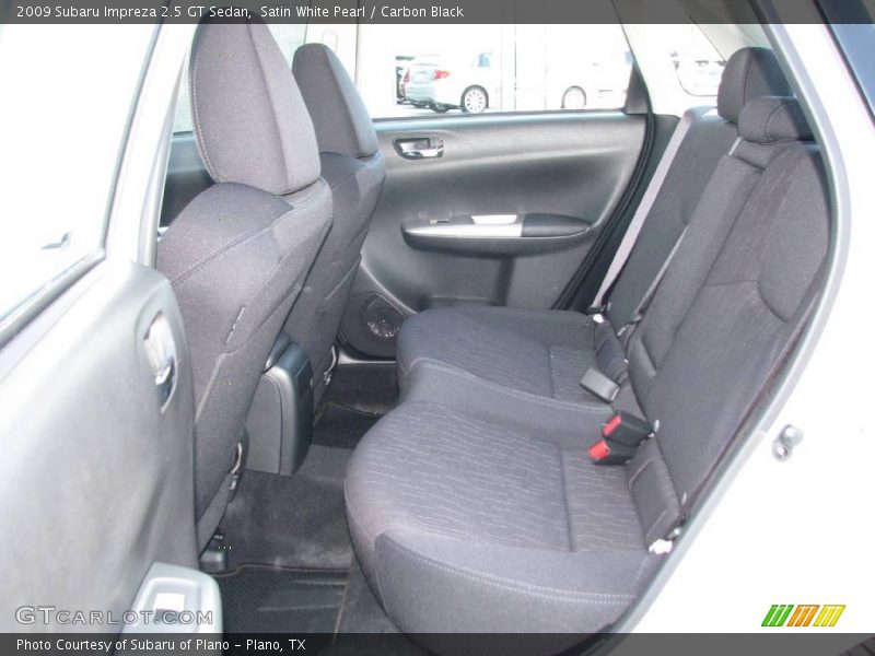 Satin White Pearl / Carbon Black 2009 Subaru Impreza 2.5 GT Sedan
