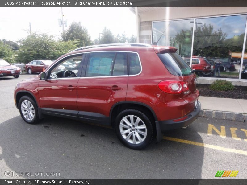 Wild Cherry Metallic / Sandstone 2009 Volkswagen Tiguan SE 4Motion