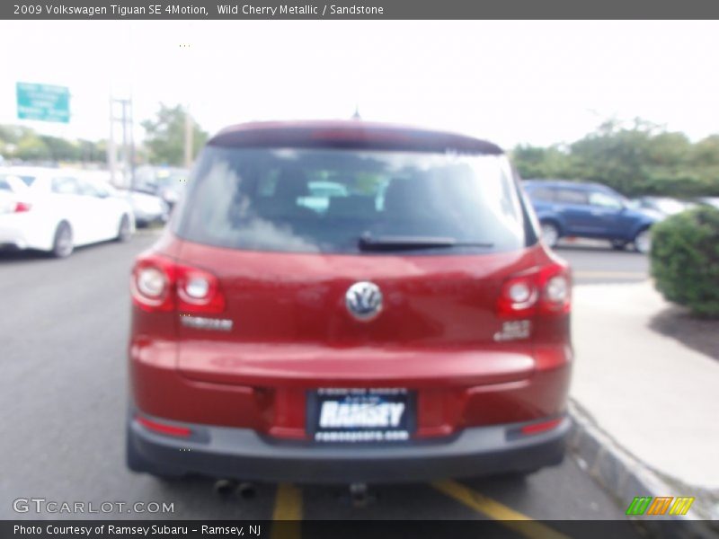Wild Cherry Metallic / Sandstone 2009 Volkswagen Tiguan SE 4Motion