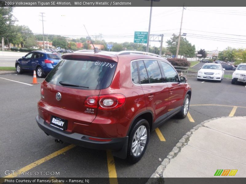 Wild Cherry Metallic / Sandstone 2009 Volkswagen Tiguan SE 4Motion
