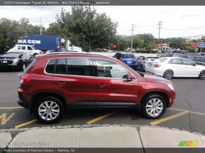 Wild Cherry Metallic / Sandstone 2009 Volkswagen Tiguan SE 4Motion