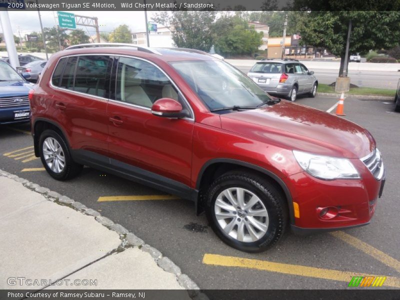 Wild Cherry Metallic / Sandstone 2009 Volkswagen Tiguan SE 4Motion