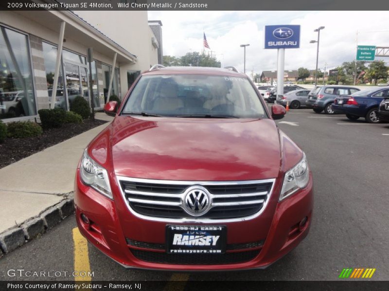 Wild Cherry Metallic / Sandstone 2009 Volkswagen Tiguan SE 4Motion