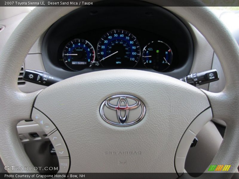 Desert Sand Mica / Taupe 2007 Toyota Sienna LE