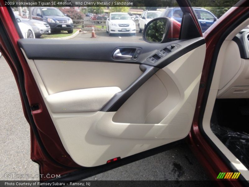Wild Cherry Metallic / Sandstone 2009 Volkswagen Tiguan SE 4Motion