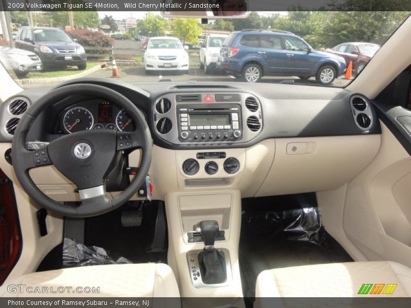 Wild Cherry Metallic / Sandstone 2009 Volkswagen Tiguan SE 4Motion