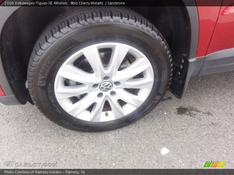 Wild Cherry Metallic / Sandstone 2009 Volkswagen Tiguan SE 4Motion