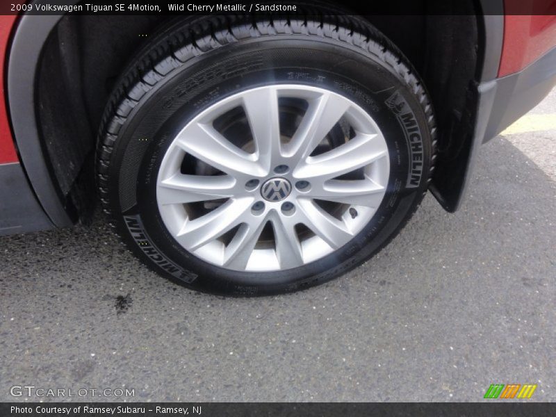 Wild Cherry Metallic / Sandstone 2009 Volkswagen Tiguan SE 4Motion