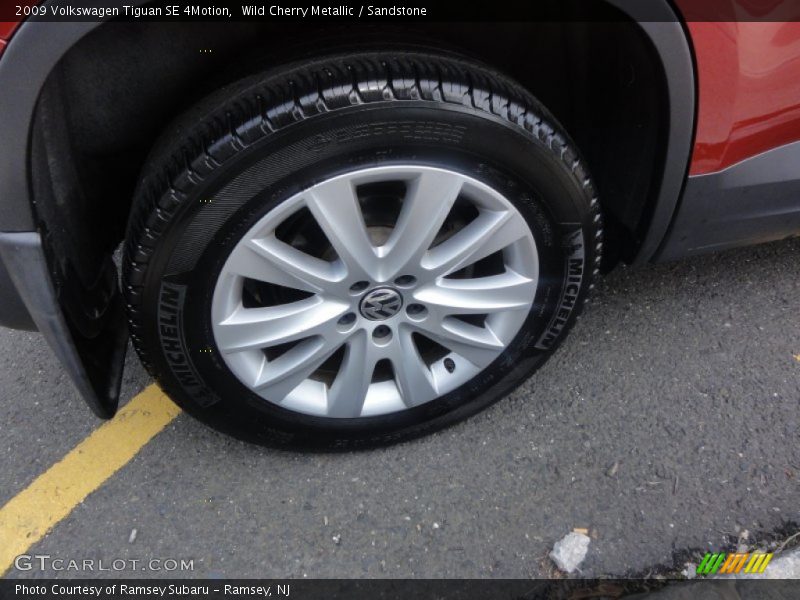 Wild Cherry Metallic / Sandstone 2009 Volkswagen Tiguan SE 4Motion