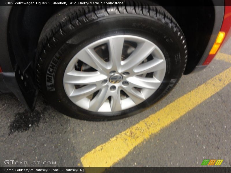 Wild Cherry Metallic / Sandstone 2009 Volkswagen Tiguan SE 4Motion