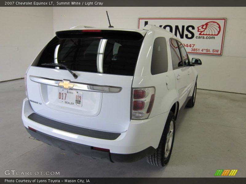 Summit White / Light Gray 2007 Chevrolet Equinox LT