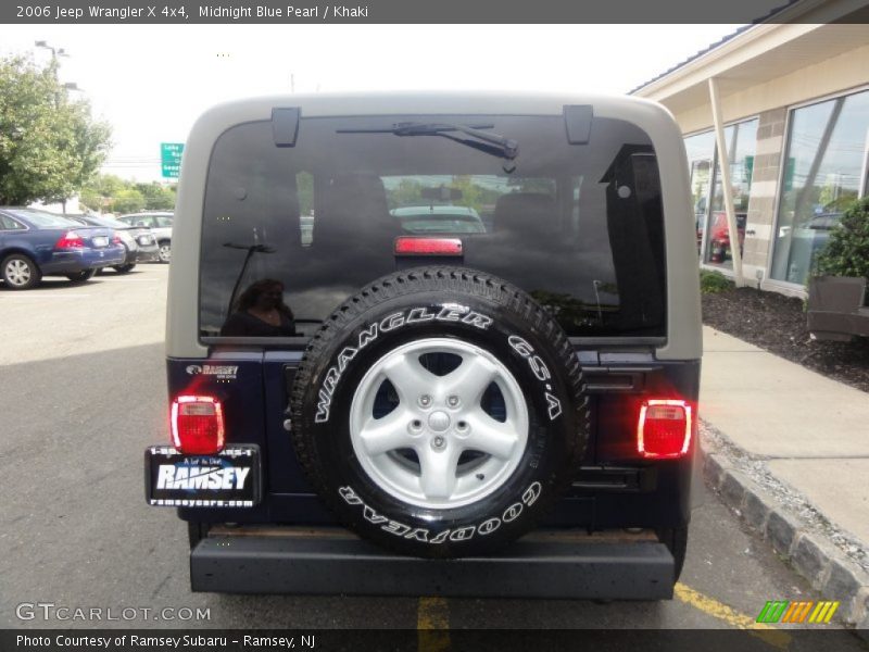 Midnight Blue Pearl / Khaki 2006 Jeep Wrangler X 4x4