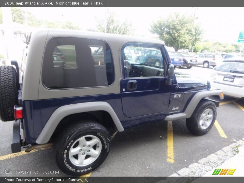 Midnight Blue Pearl / Khaki 2006 Jeep Wrangler X 4x4