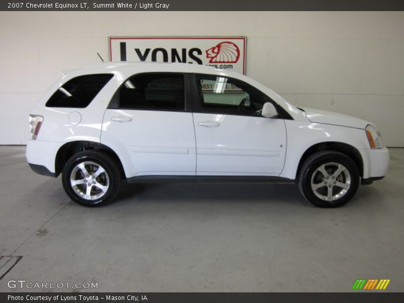 Summit White / Light Gray 2007 Chevrolet Equinox LT